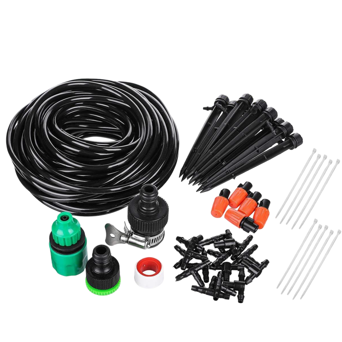 Home Automatic Flower Waterer Garden Irrigation System DIY Plate Plant Infiltrator Drip Irrigation Set Irrigation Kit-15 Meter Mixed Suit